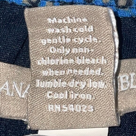 Banana Republic Blue Green Tan Patterned Spaghetti Strap Maxi Dress Size 6 - Picture 5 of 8